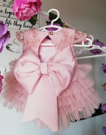 Feestjurk oud roze lovely Layers Handmade Ultra Luxe