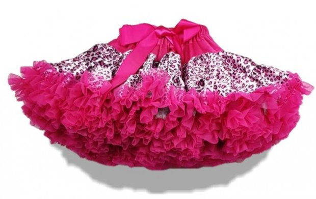 Petticoat Luxe luipaard roze print By Meetje-Pettiskirts Kids & Women 