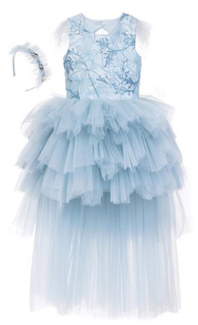 Bruidsmeisjes jurk met sleep Ultra luxe Diva Alle kleuren 