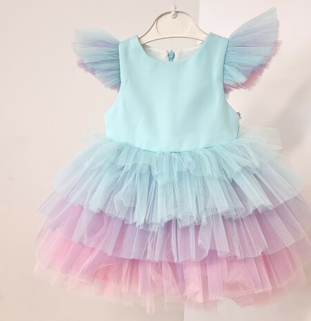 feestjurk pastel rainbow Prachtige Details Scherpe prijs