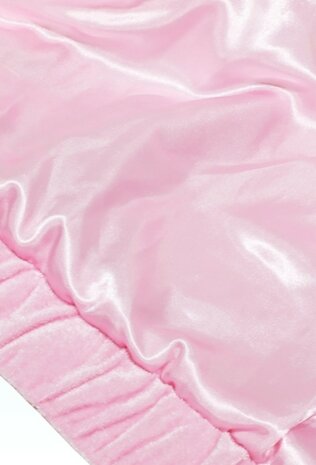 Setje voor meisjes roze glitter Luxe 