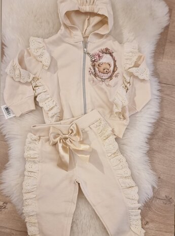 Jogging set beertje Beige 