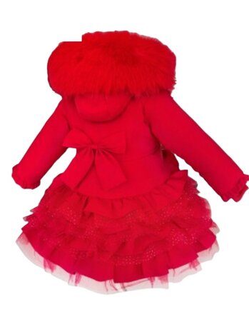 Winterjas Rood WM High Bow