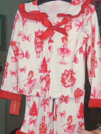 Pyjama kerst super soft rood