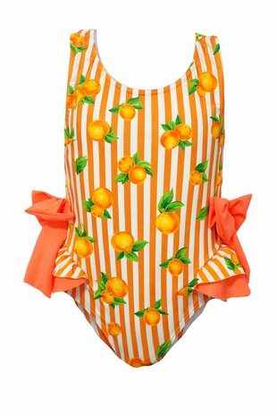 zwempak orange meisje 86 tm 152