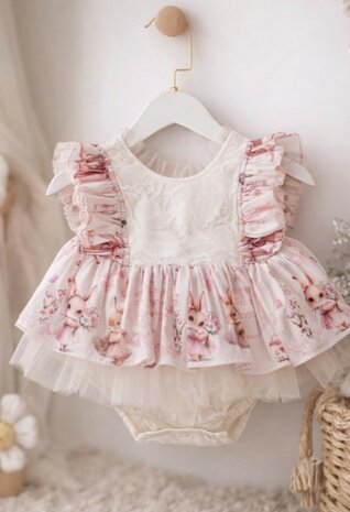 Baby romper konijntje 