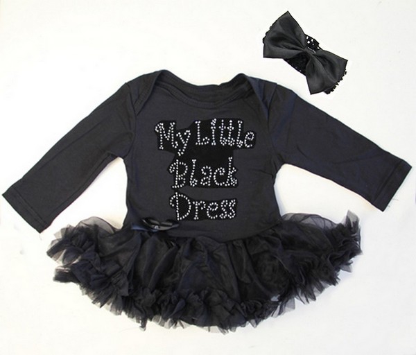 Zichzelf spiegel cijfer baby jurk zwart glitter, Meer dan 200 mooiste baby jurken -  meetje-pettiskirts