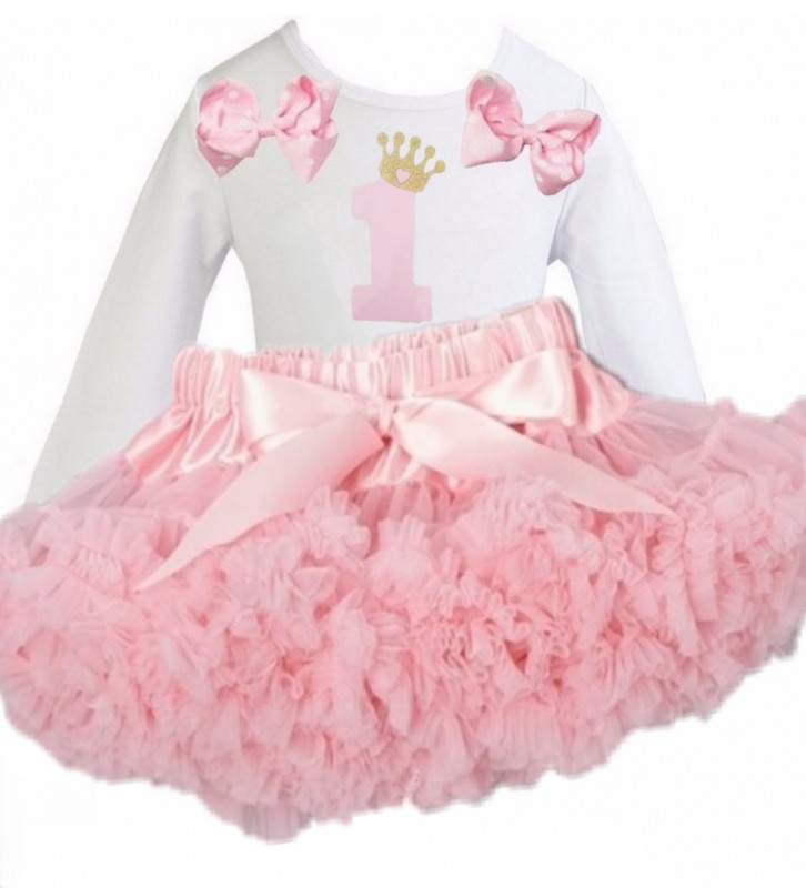 kleinhandel Philadelphia puree Roze Verjaardag jurk 1 jaar. De mooiste Shop je hier online! -  meetje-pettiskirts