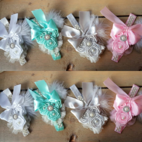 Exclusieve haarband  Flower Girl Chic Couture Diverse kleuren 