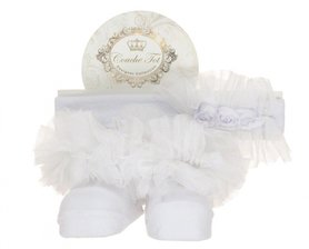 Tutu Sokjes met haarband wit