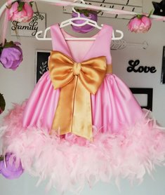 Feestjurk Luxe Grote Strik Veren