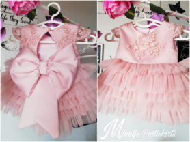 Feestjurk oud roze lovely Layers Handmade Ultra Luxe