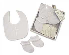 Doopsokje & Slabbetje Giftset 