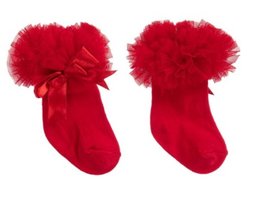 Tutu enkelsokjes rood Baby & Kids 0 tm 6 jaar
