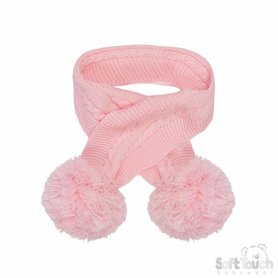 Baby wintersjaal roze  0 tm 24 maanden Bol