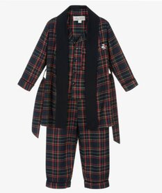 Complete pyjama set met kamerjas jongens blauw