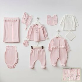 Ziekenhuis pakket Compleet roze 10 delig  