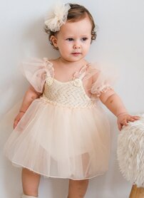 Romper jurkje Emelia Beige 