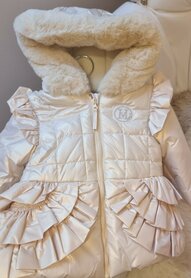 baby Winterjas champagne  boetiekcollectie Mintini 