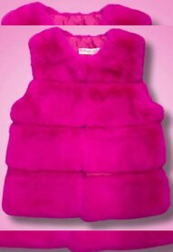 Body warmer bond fuchsia roze  