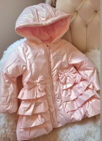 Winterjas roze 80 tm 92 dreumes