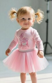 tutu rok roze en romper  