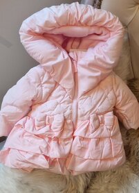 baby Winterjas roze  boetiekcollectie Mintini 