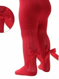 maillot rood met strikjes Baby