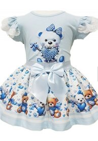setje beer in love blauw