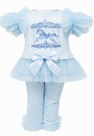 setje carrousel legging blauw 