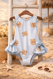 zwempak Beertje blauw bmeisje 86 tm 152