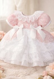 Spaanse baby jurk met kant 