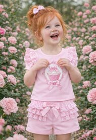 zomersetje roze cupcake 