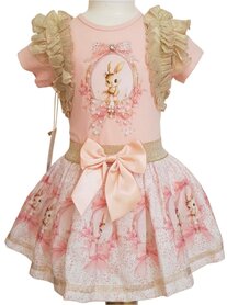 setje pasen roze beige