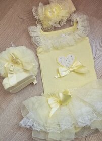 baby setje lemon geel 