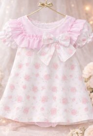 Spaanse baby wafel roses met broekje  