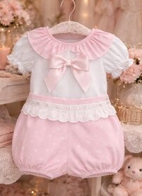 Spaanse set blouse met top lovely 56 tm 86 